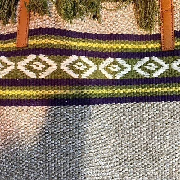 NEW Aztec patter fabric tote - Picture 5 of 5